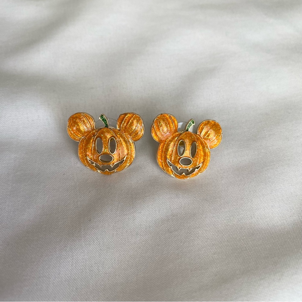 Disney Baublebar Mickey Pumpkin Earrings